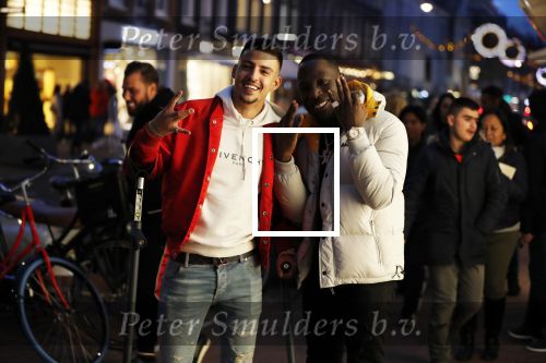 Amsterdam 23 november 2018
Rapper Boef en Frenna op de pc hooftstraat. Boef loopt met krukken en kwam met zijn Rolls Royce.