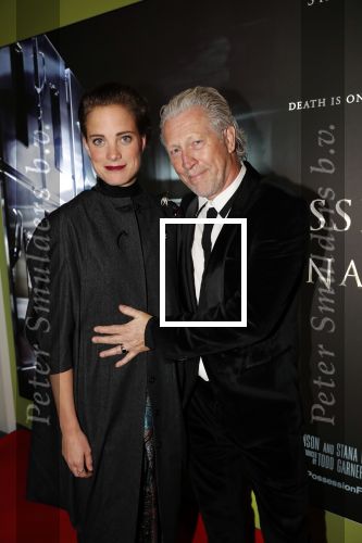 Amsterdam 26 november 2018
Premiere van the possession of Hannah Grace van regisseur Diederik v Rooijen in Pathe de munt. Hajo Bruins met vriendin