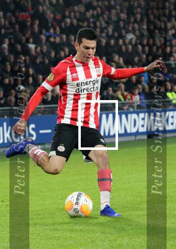Eindhoven,24 November 2019
Kompetitie Seizoen 2018-2019 PSV-SC Heerenveen, eindstand 3-0
Hirving Lozano scoort 1-0 en 3-0