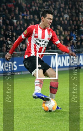 Eindhoven,24 November 2019
Kompetitie Seizoen 2018-2019 PSV-SC Heerenveen, eindstand 3-0
Hirving Lozano scoort 1-0 en 3-0