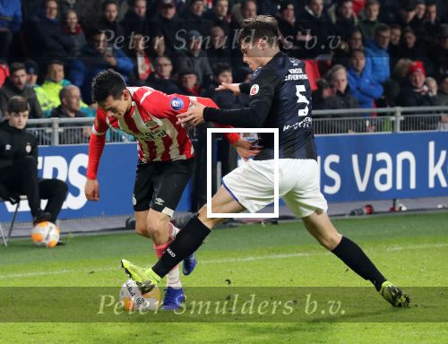 Eindhoven,24 November 2019
Kompetitie Seizoen 2018-2019 PSV-SC Heerenveen, eindstand 3-0
Hirving Lozano scoort 1-0 en 3-0