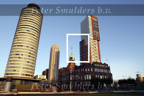 Rotterdam 15 november 2018
Memphis Depay heeft de penthouse in appartementen complex Montevideo in Rotterdam. Het ligt naast Hotel New York en de Erasmusbrug.