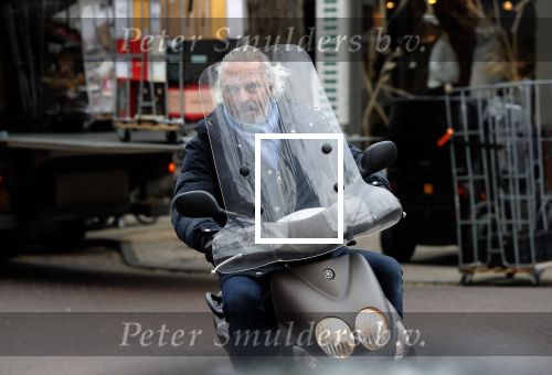 Amsterdam 22 november 2018
Huub Stapel op zijn scooter.