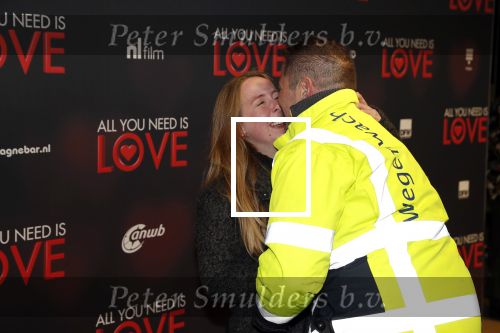 Amsterdam 26 november 2018
Premiere All you need is love in het delamar theater. Een spontaan huwelijks aanzoek op de rode loper van ANWB wegenwacht werknemer