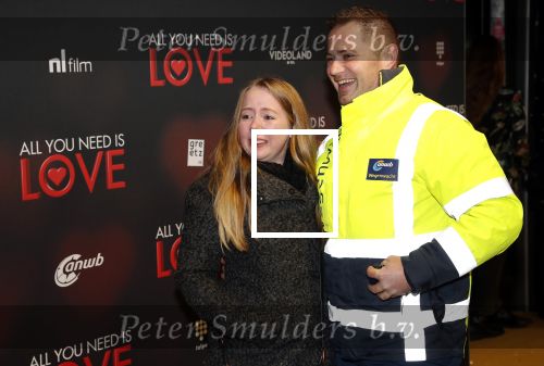 Amsterdam 26 november 2018
Premiere All you need is love in het delamar theater. Een spontaan huwelijks aanzoek op de rode loper van ANWB wegenwacht werknemer