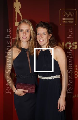 Amsterdam 19 december 2018
Sportman van het jaar verkiezing in afas live. Ireen Wust met partner Letitia de Jong