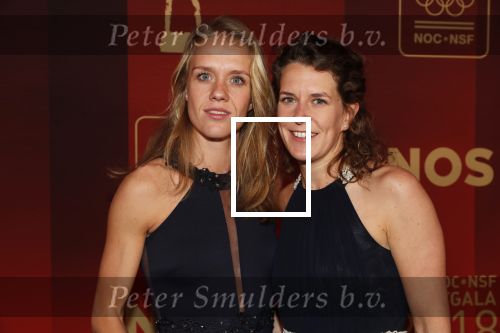 Amsterdam 19 december 2018
Sportman van het jaar verkiezing in afas live. Ireen Wust met partner Letitia de Jong