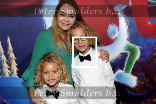 Amsterdam 24 november 2018
Premiere van de Grinch in pathe arena.
irene Avogadri kwam met haar zoons