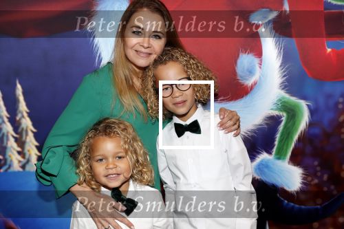 Amsterdam 24 november 2018
Premiere van de Grinch in pathe arena.
irene Avogadri kwam met haar zoons