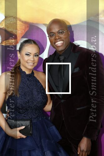 Rotterdam 9 december 2018
Premiere Bon Bini Holland 2 in pathe Rotterdam. Jandino Asporaat met vrouw en kinderen
