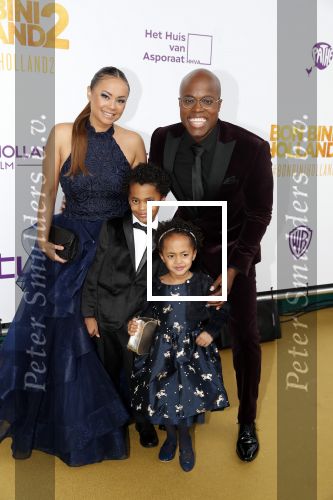 Rotterdam 9 december 2018
Premiere Bon Bini Holland 2 in pathe Rotterdam. Jandino Asporaat met vrouw en kinderen