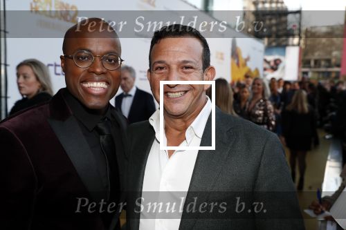 Rotterdam 9 december 2018
Premiere Bon Bini Holland 2 in pathe Rotterdam. Jandino Asporaat met Najib Amhali