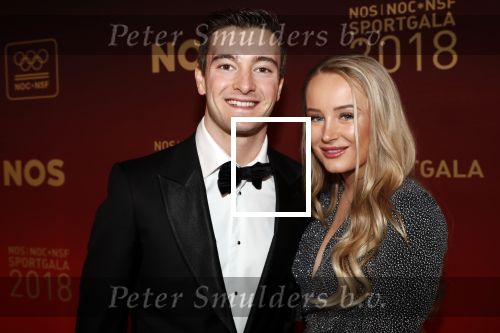 Amsterdam 19 december 2018
Sportman van het jaar verkiezing in afas live. Jeffrey Herlings met zijn vriendin