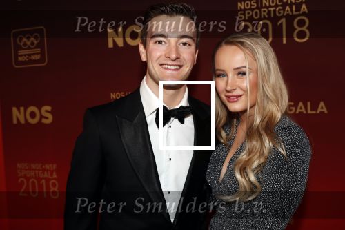 Amsterdam 19 december 2018
Sportman van het jaar verkiezing in afas live. Jeffrey Herlings met zijn vriendin