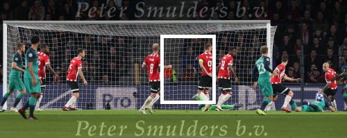 Eindhoven, 24 Oktober 2018 PSV-Tottemham Hotspur.
Duel in de voorronde Champions League, eindstand 2-2.
Jeroen Zoet