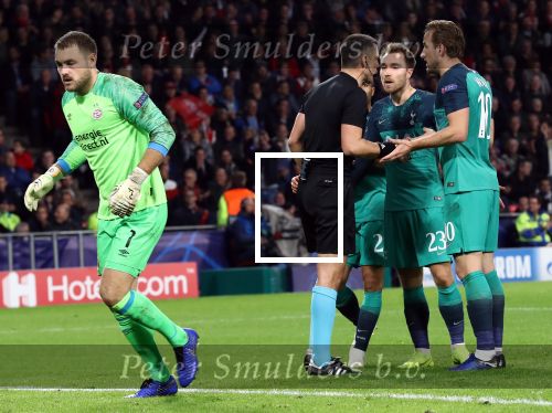 Eindhoven, 24 Oktober 2018 PSV-Tottemham Hotspur.
Duel in de voorronde Champions League, eindstand 2-2.
Jeroen Zoet