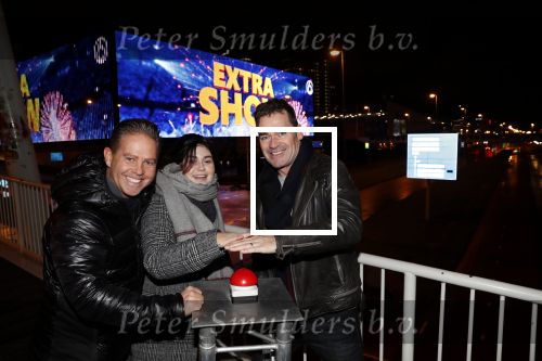 Amsterdam 3 december 2018
Roxeanne Hazes Danny de Munk en Jeroen v d Boom bij het ziggo dome waar bekend wordt gemaakt dat er een extra show komt van Holland zingt Hazes.