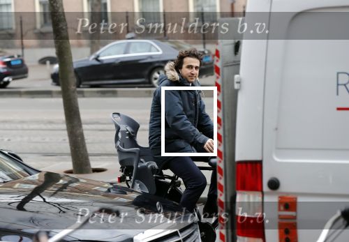 Den Haag 3 december 2018
Jesse Klaver op de fiets in Den haag.