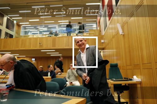 Den Bosch 30 november 2018
Rechtszaak tussen Johan Vlemmix en Patricia Paay. Johan kwam met een look a like pop ( in rolstoel) van zichzelf en Patricia kwam met haar man Robbert Hinfelaar naar de rechtbank in Den Bosch.