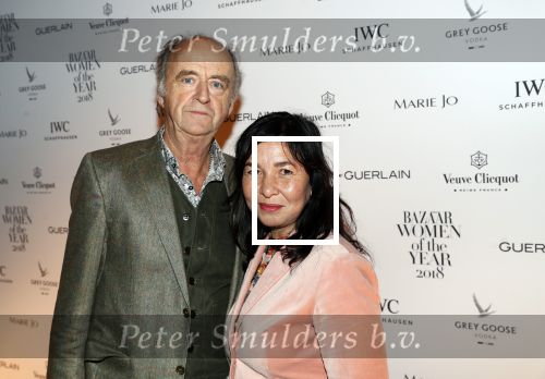 Amsterdam 10 december 2018
de Harper\'s Bazaar Woman of the Year Award 2018 in de Posthoornkerk . Kees Hulst met zijn vriendin