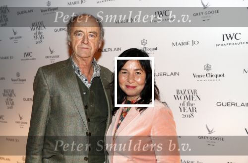 Amsterdam 10 december 2018
de Harper\'s Bazaar Woman of the Year Award 2018 in de Posthoornkerk . Kees Hulst met zijn vriendin