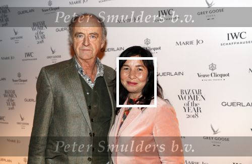 Amsterdam 10 december 2018
de Harper\'s Bazaar Woman of the Year Award 2018 in de Posthoornkerk . Kees Hulst met zijn vriendin