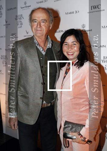 Amsterdam 10 december 2018
de Harper\'s Bazaar Woman of the Year Award 2018 in de Posthoornkerk . Kees Hulst met zijn vriendin