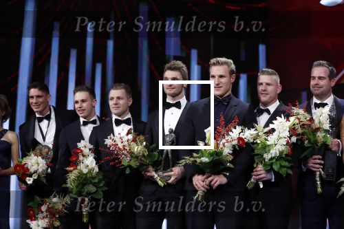 Amsterdam 19 december 2018
Sportman van het jaar verkiezing in afas live. Kjeld Nuis met Sportvrouw van het Jaar 2018 Suzanne Schulting, gehandicapte sporter van het Jaar 2018 Bibian Mentel en de coaches van het Jaar 2018 Jac Orie en Raemon Sluijter De baanwielrenners werden ploeg van het jaar, Marianne Timmer kreeg een ouvre prijs en Rico Verhoeven werd door de Zapp kijkers gekozen tot meest populaire sporter.