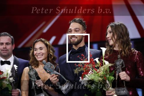 Amsterdam 19 december 2018
Sportman van het jaar verkiezing in afas live. Kjeld Nuis met Sportvrouw van het Jaar 2018 Suzanne Schulting, gehandicapte sporter van het Jaar 2018 Bibian Mentel en de coaches van het Jaar 2018 Jac Orie en Raemon Sluijter De baanwielrenners werden ploeg van het jaar, Marianne Timmer kreeg een ouvre prijs en Rico Verhoeven werd door de Zapp kijkers gekozen tot meest populaire sporter.