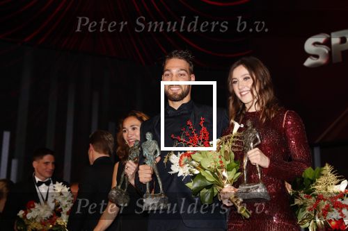 Amsterdam 19 december 2018
Sportman van het jaar verkiezing in afas live. Kjeld Nuis met Sportvrouw van het Jaar 2018 Suzanne Schulting, gehandicapte sporter van het Jaar 2018 Bibian Mentel en de coaches van het Jaar 2018 Jac Orie en Raemon Sluijter De baanwielrenners werden ploeg van het jaar, Marianne Timmer kreeg een ouvre prijs en Rico Verhoeven werd door de Zapp kijkers gekozen tot meest populaire sporter.