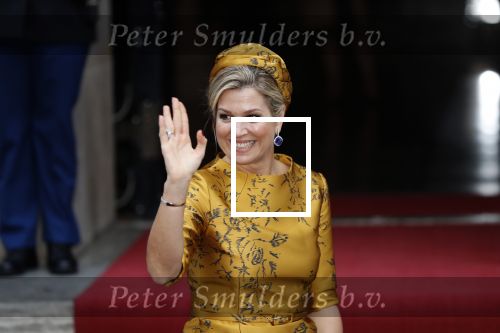 Amsterdam 6 december 2018
Prins Claus prijzen in paleis op de dam . Aanwezig Prinses Baetrix Prinses Mabel Prins Constantijn Koning Willem Alexander en koningin Maxima.