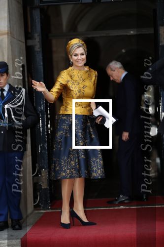 Amsterdam 6 december 2018
Prins Claus prijzen in paleis op de dam . Aanwezig Prinses Baetrix Prinses Mabel Prins Constantijn Koning Willem Alexander en koningin Maxima.