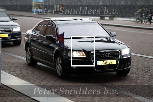 Amsterdam 26 november 2018
Koningin Maxima reikt in het Muziekgebouw aan t IJ de Prins Bernhard Cultuurfonds Prijs uit aan dirigent en componist Reinbert de Leeuw. auto Audi A8  Maxima