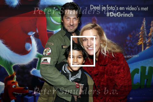 Amsterdam 224 november 2018
Premiere de Grinch in pathe arena.
Lucille Werner met man en zoon