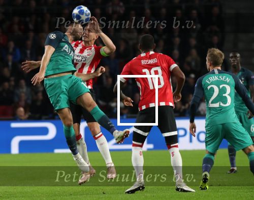 Eindhoven, 24 Oktober 2018 PSV-Tottemham Hotspur.
Duel in de voorronde Champions League, eindstand 2-2.
Luuk de Jong