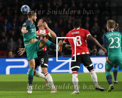 Eindhoven, 24 Oktober 2018 PSV-Tottemham Hotspur.
Duel in de voorronde Champions League, eindstand 2-2.
Luuk de Jong