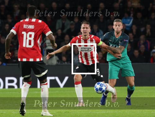 Eindhoven, 24 Oktober 2018 PSV-Tottemham Hotspur.
Duel in de voorronde Champions League, eindstand 2-2.
Luuk de Jong