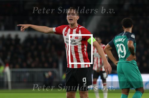 Eindhoven, 24 Oktober 2018 PSV-Tottemham Hotspur.
Duel in de voorronde Champions League, eindstand 2-2.
Luuk de Jong
