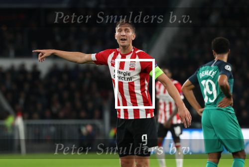Eindhoven, 24 Oktober 2018 PSV-Tottemham Hotspur.
Duel in de voorronde Champions League, eindstand 2-2.
Luuk de Jong