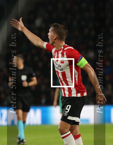 Eindhoven, 24 Oktober 2018 PSV-Tottemham Hotspur.
Duel in de voorronde Champions League, eindstand 2-2.
Luuk de Jong