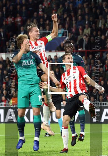 Eindhoven, 24 Oktober 2018 PSV-Tottemham Hotspur.
Duel in de voorronde Champions League, eindstand 2-2.
Luuk de Jong