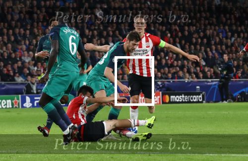 Eindhoven, 24 Oktober 2018 PSV-Tottemham Hotspur.
Duel in de voorronde Champions League, eindstand 2-2.
Luuk de Jong