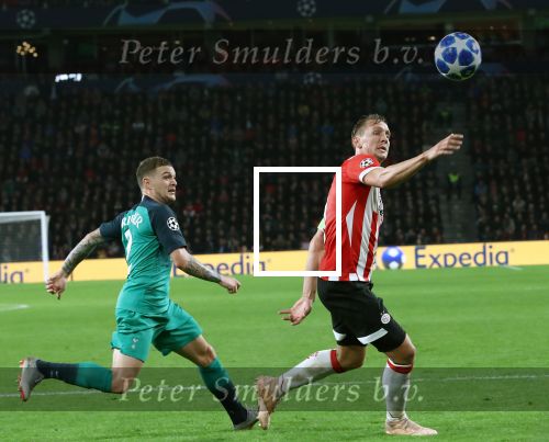 Eindhoven, 24 Oktober 2018 PSV-Tottemham Hotspur.
Duel in de voorronde Champions League, eindstand 2-2.
Luuk de Jong