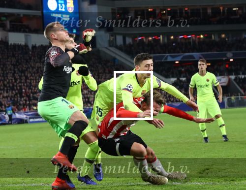 Eindhoven, 28 November 2018 Voorronde CL PSV-FC Barcelona, eindstand 1-2