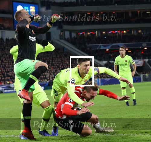 Eindhoven, 28 November 2018 Voorronde CL PSV-FC Barcelona, eindstand 1-2