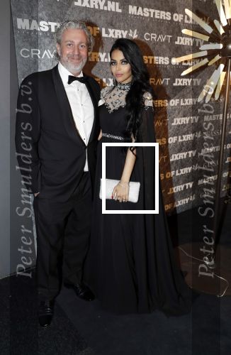 Amsterdam 6 december 2018
Openingsavond VIP van de luxery fair in de RAI. Mark Teurlings met goede vriendin Elvira