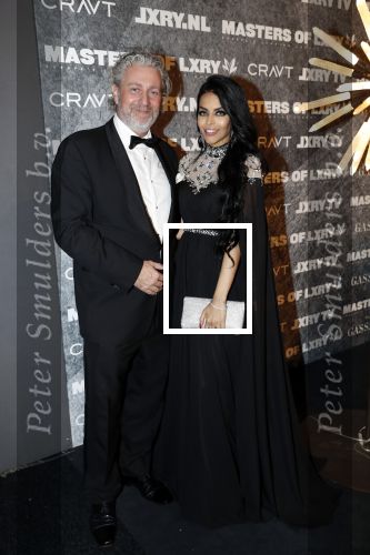 Amsterdam 6 december 2018
Openingsavond VIP van de luxery fair in de RAI. Mark Teurlings met goede vriendin Elvira