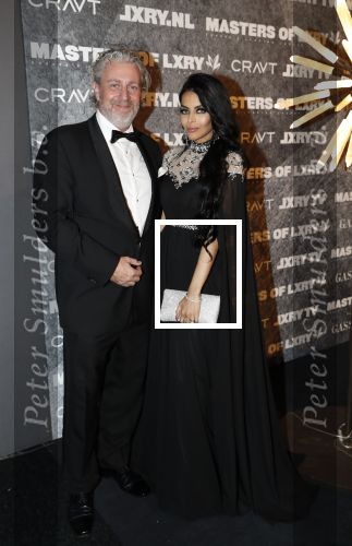 Amsterdam 6 december 2018
Openingsavond VIP van de luxery fair in de RAI. Mark Teurlings met goede vriendin Elvira