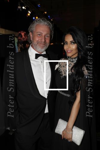 Amsterdam 6 december 2018
Openingsavond VIP van de luxery fair in de RAI. Mark Teurlings met goede vriendin Elvira