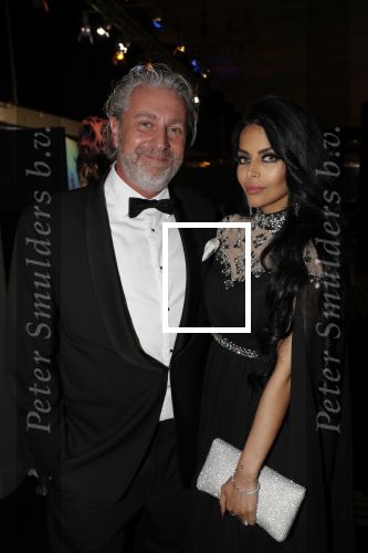Amsterdam 6 december 2018
Openingsavond VIP van de luxery fair in de RAI. Mark Teurlings met goede vriendin Elvira